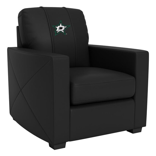 Dreamseat Silver Club Chair with Dallas Stars Logo XZ7759002CHCDBK-PSNHL40091 - main